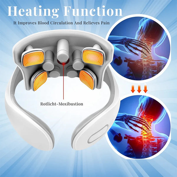 Wellness Matrix Neck Vibration Massager Low Frequency Pulse Cervical Pain Relief