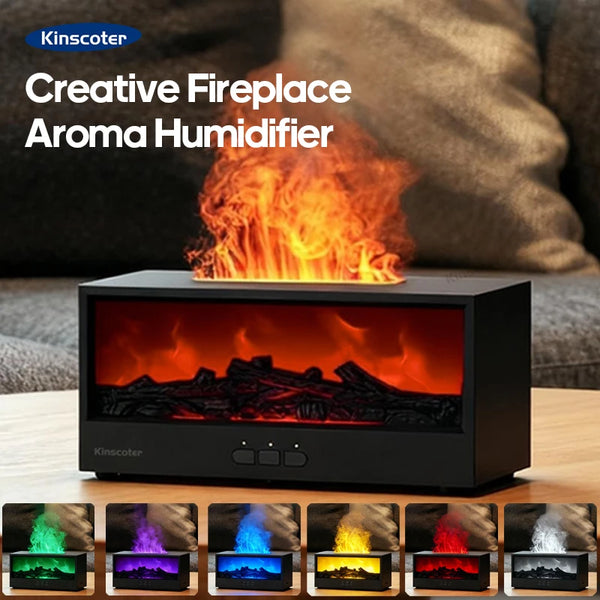 Wellness Matrix Cozy Flame Aroma Diffuser Lite
