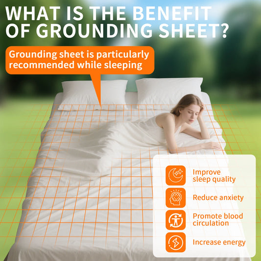 Wellness Matrix Grounding Earthing Sleep Bed Sheet