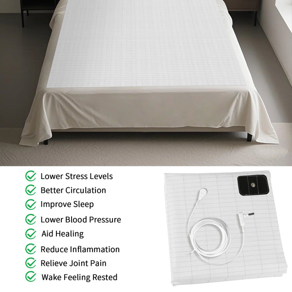 Wellness Matrix Grounding Earthing Sleep Bed Sheet