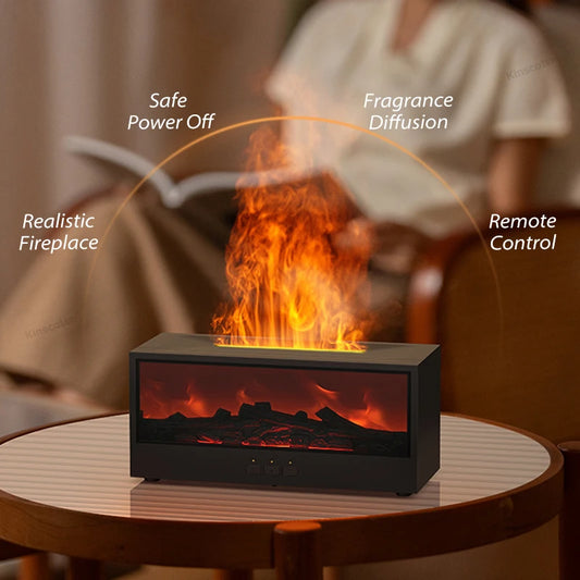 Wellness Matrix Cozy Flame Aroma Humidifier